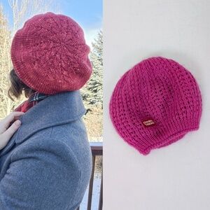 Diesel Knit Beret Slouchy Beanie Hat Touque Cap Colorful